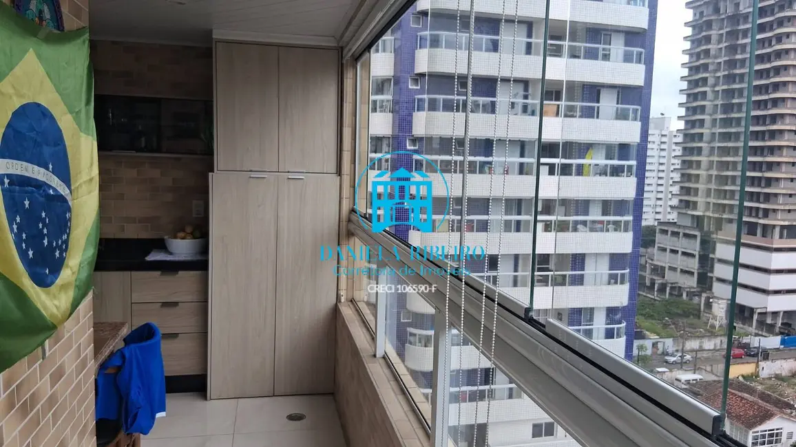 Foto 3 de Apartamento com 1 quarto à venda, 65m2 em Boqueirão, Praia Grande - SP