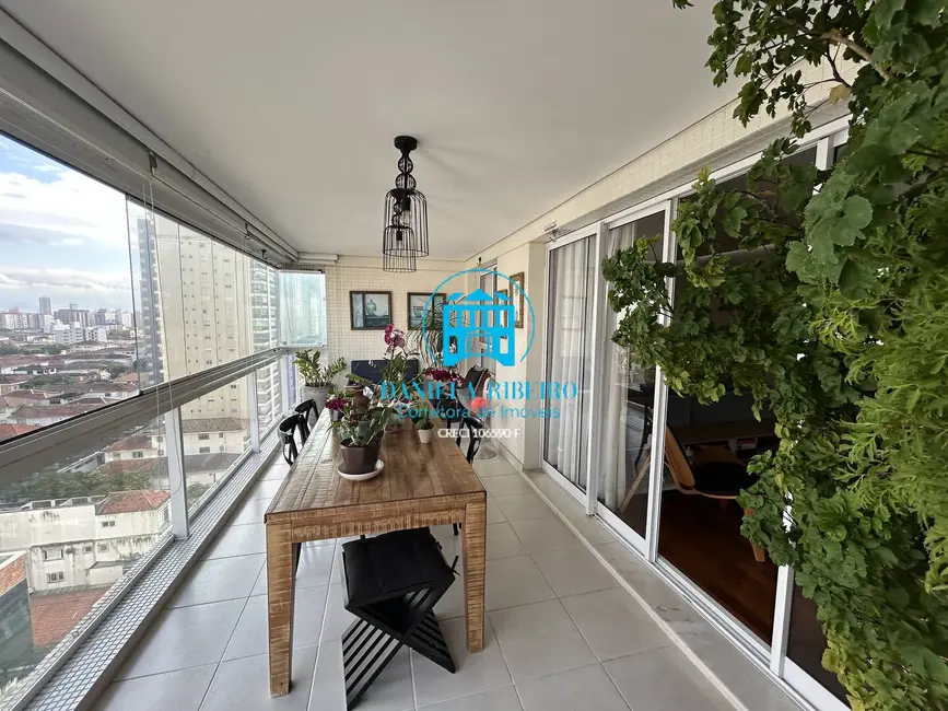 Foto 4 de Apartamento com 3 quartos à venda, 155m2 em Embaré, Santos - SP