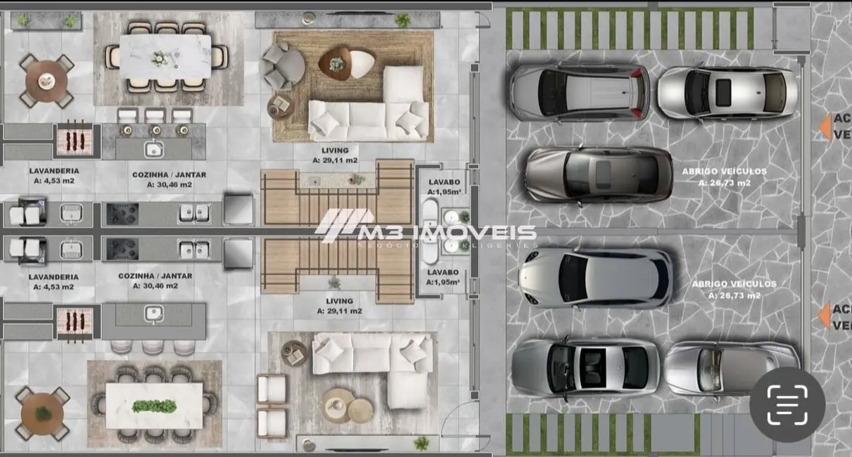 Foto 7 de Sobrado com 3 quartos à venda, 210m2 em São Virgílio, Caxias Do Sul - RS