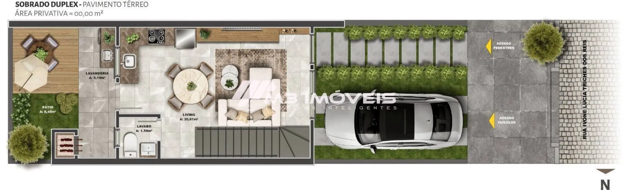 Foto 3 de Sobrado com 2 quartos à venda, 68m2 em São Virgílio, Caxias Do Sul - RS