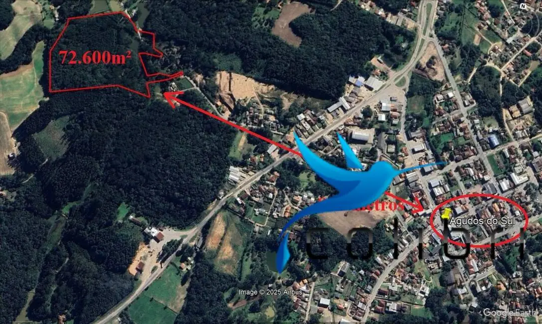 Foto 1 de Chácara com 4 quartos à venda, 72600m2 em Agudos Do Sul - PR