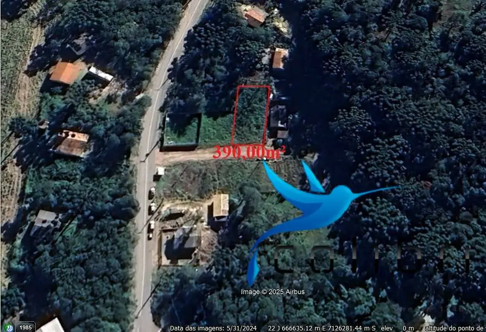 Foto 1 de Terreno / Lote à venda, 390m2 em Leão, Agudos Do Sul - PR
