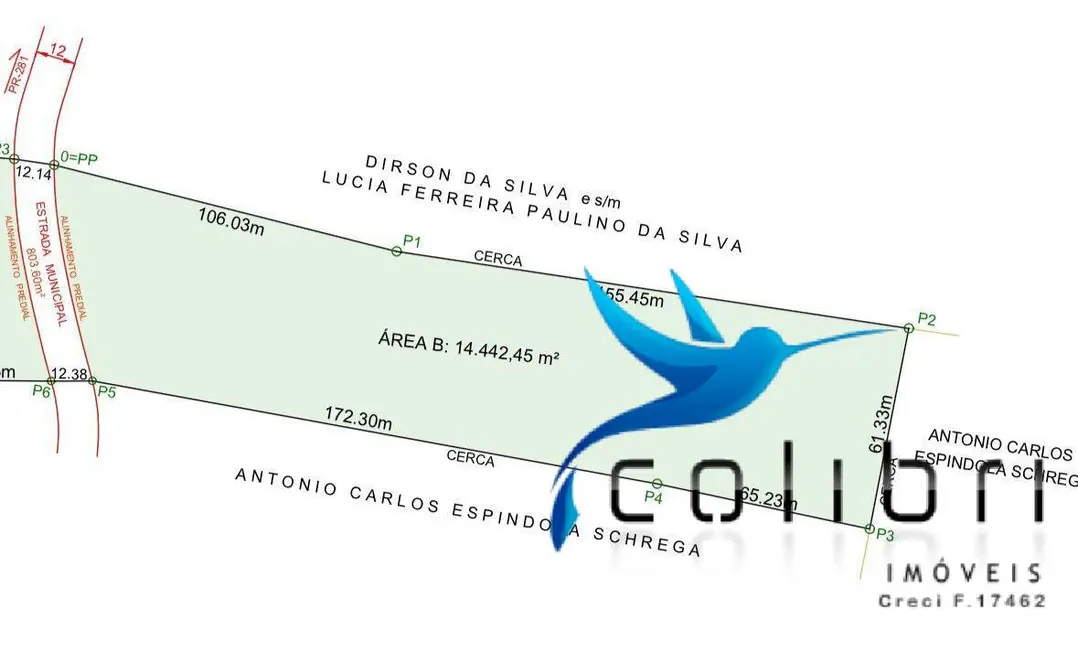 Foto 2 de Chácara à venda, 14442m2 em Agudos Do Sul - PR