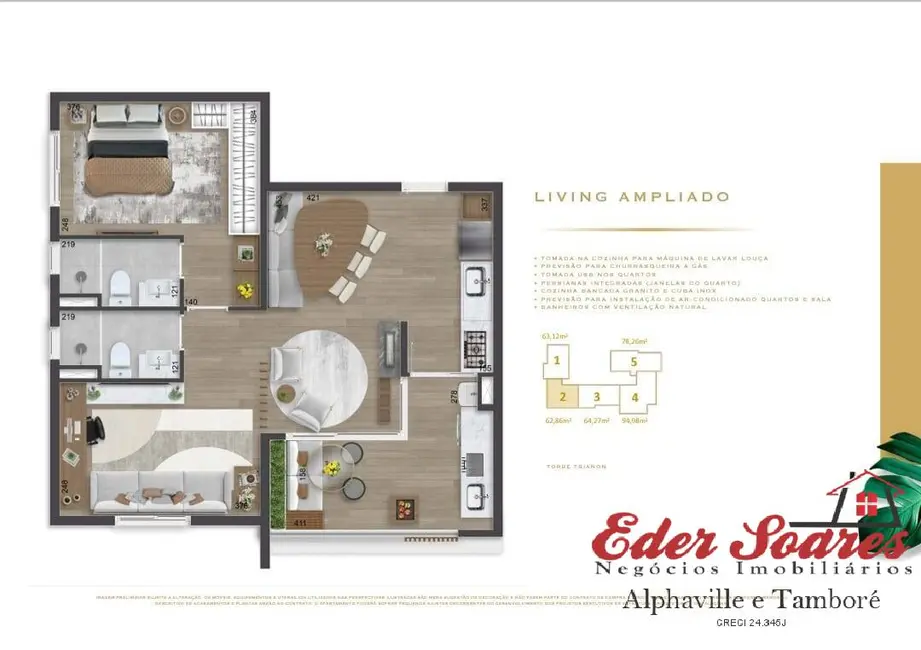 Foto 21 de Apartamento à venda em Alphaville Empresarial, Barueri - SP