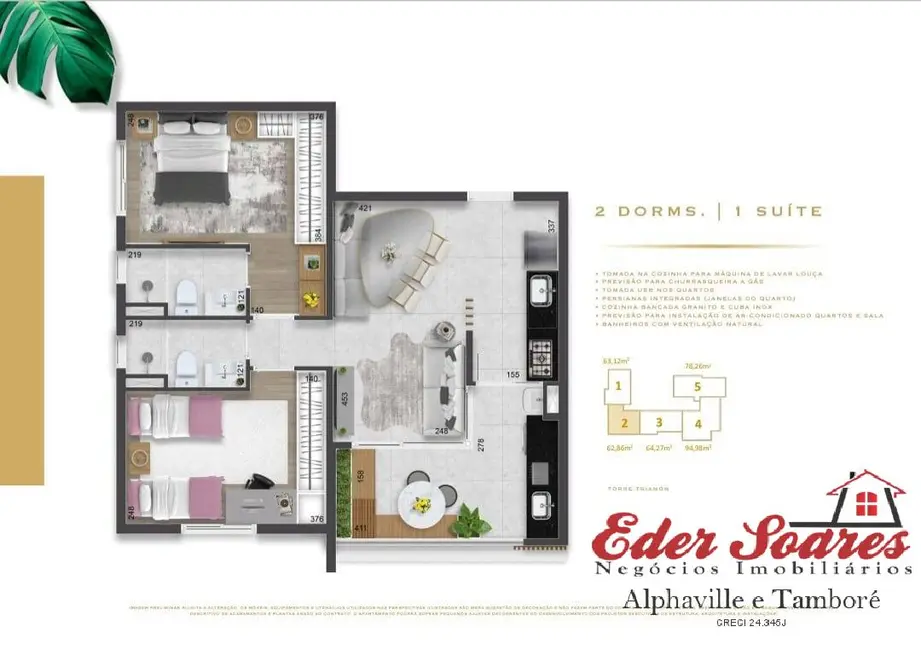 Foto 20 de Apartamento à venda em Alphaville Empresarial, Barueri - SP