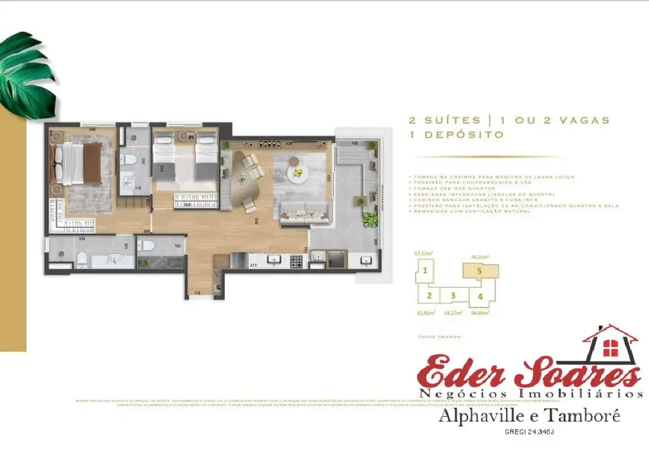 Foto 26 de Apartamento à venda em Alphaville Empresarial, Barueri - SP