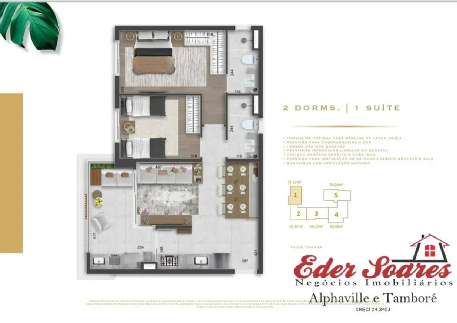 Foto 23 de Apartamento à venda em Alphaville Empresarial, Barueri - SP