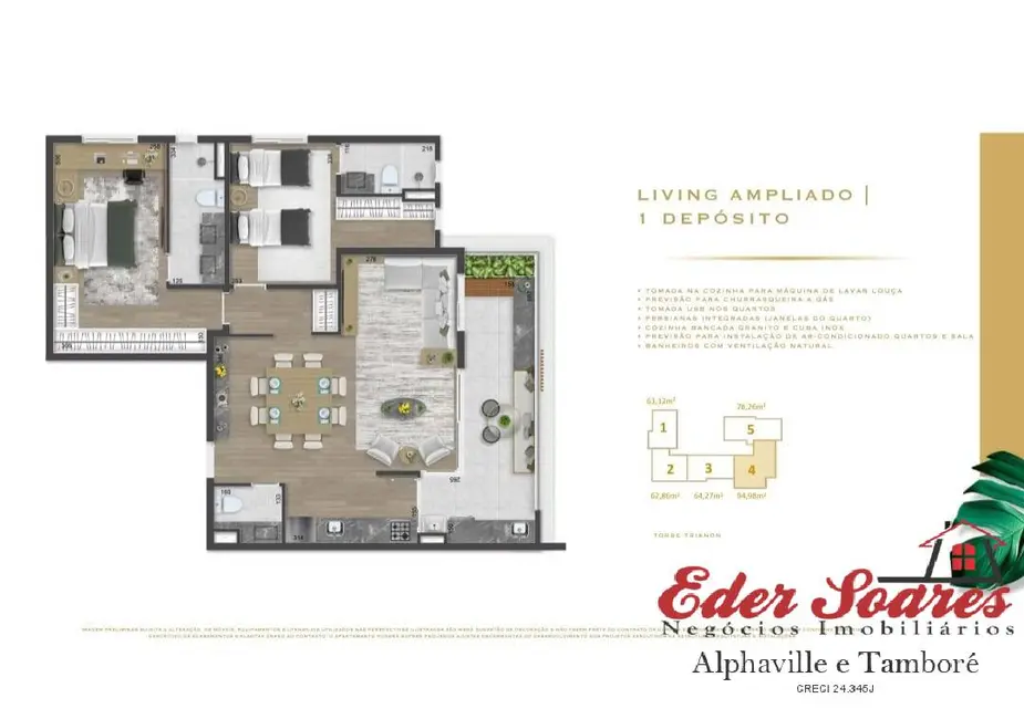 Foto 25 de Apartamento à venda em Alphaville Empresarial, Barueri - SP