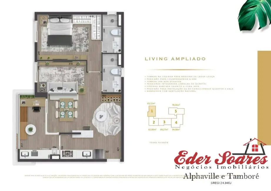 Foto 19 de Apartamento à venda em Alphaville Empresarial, Barueri - SP