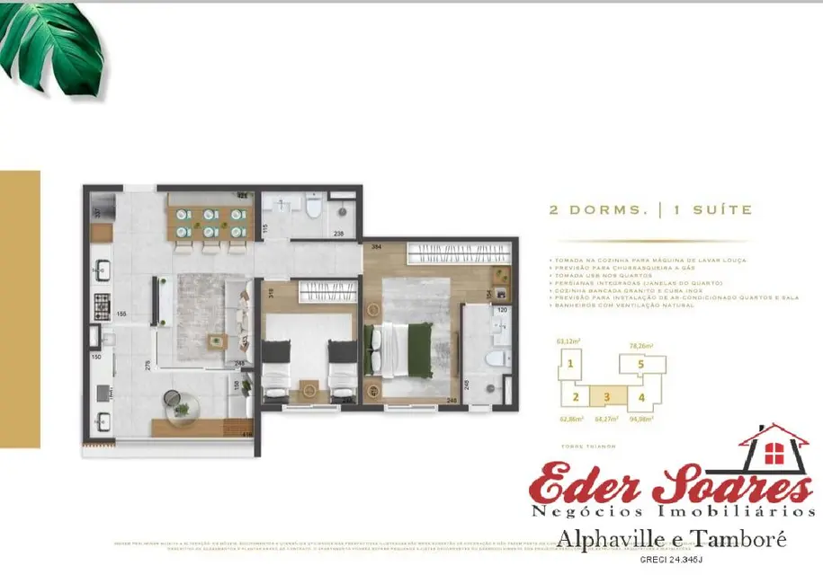 Foto 22 de Apartamento à venda em Alphaville Empresarial, Barueri - SP