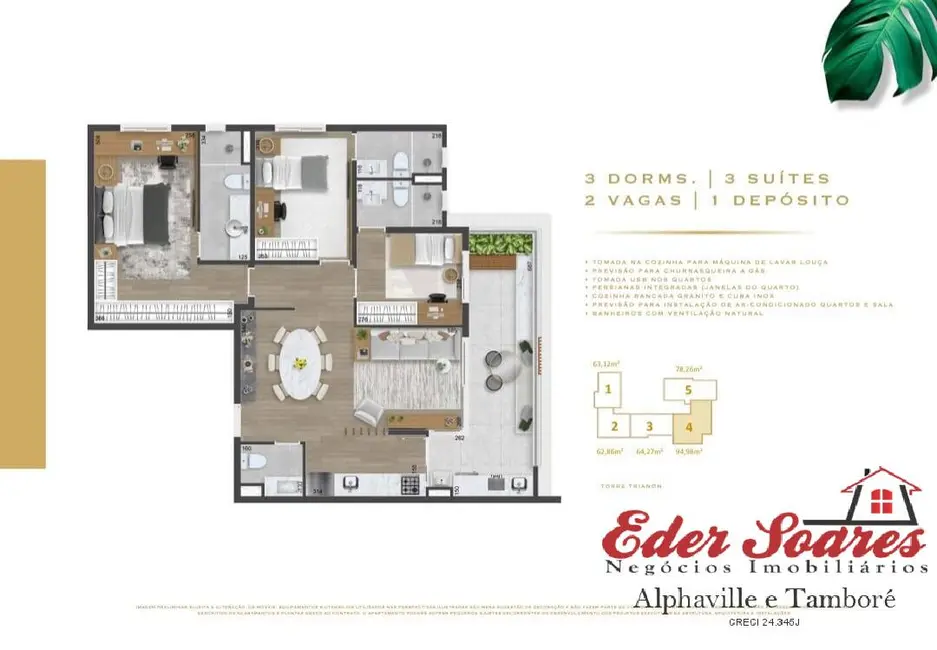 Foto 24 de Apartamento à venda em Alphaville Empresarial, Barueri - SP