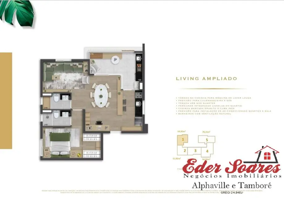 Foto 17 de Apartamento à venda em Alphaville Empresarial, Barueri - SP