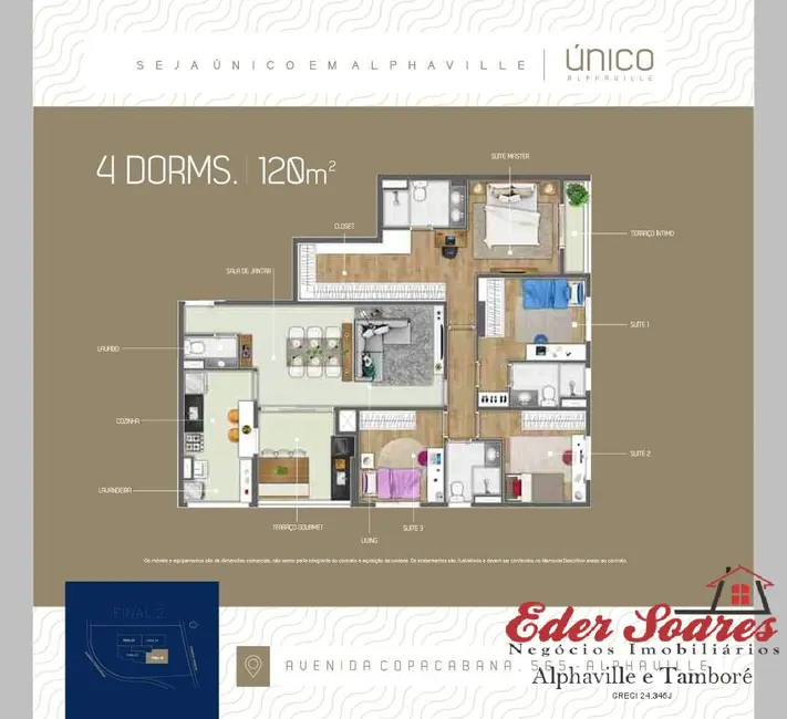 Foto 4 de Apartamento à venda, 97120m2 em Barueri - SP