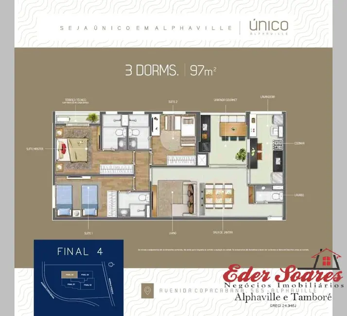 Foto 6 de Apartamento à venda, 97120m2 em Barueri - SP