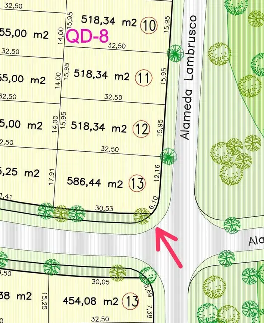 Foto 7 de Lote de Condomínio à venda, 586m2 em Tamboré, Barueri - SP