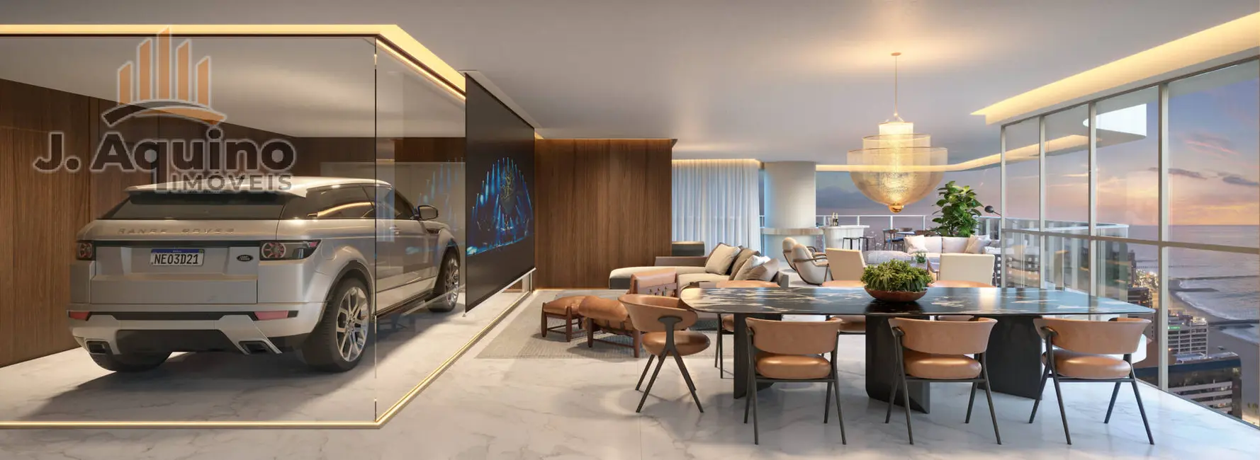 Foto 3 de Apartamento com 4 quartos à venda, 362m2 em Meireles, Fortaleza - CE