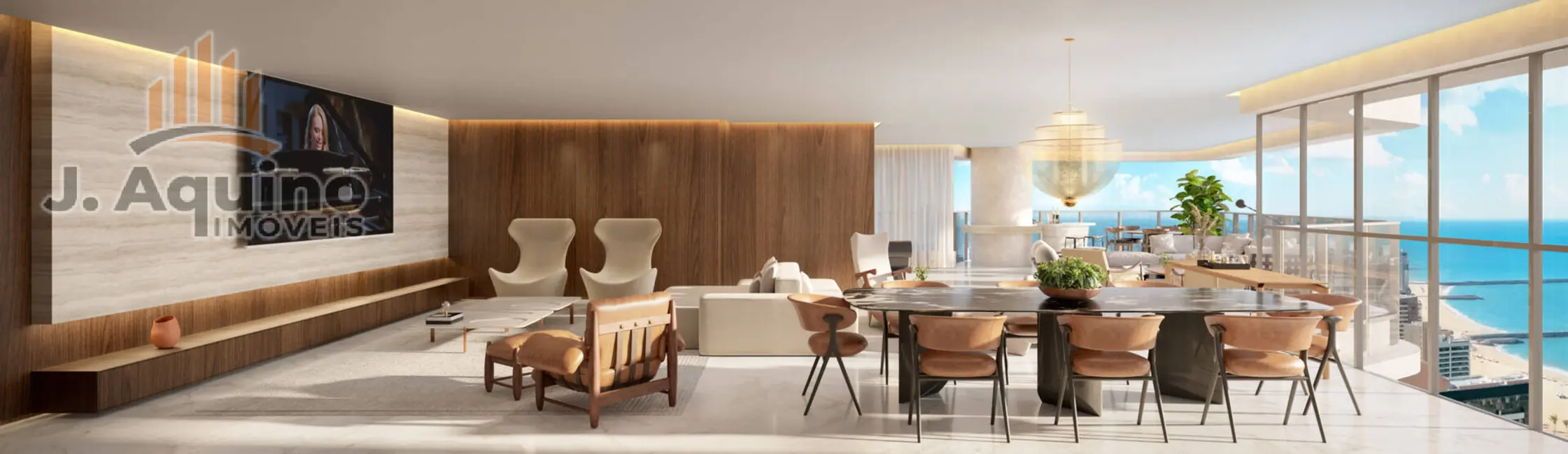 Foto 4 de Apartamento com 4 quartos à venda, 362m2 em Meireles, Fortaleza - CE