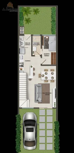 Casa de Condomínio com 3 quartos à venda, 101m2 em Maraponga, Fortaleza - CE - imagem 4 Foto 4 de Casa de Condomínio com 3 quartos à venda, 101m2 em Maraponga, Fortaleza - CE