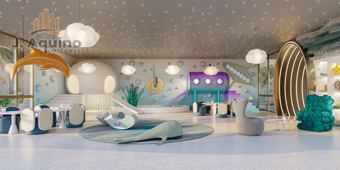 Apartamento com 3 quartos à venda, 124m2 em Aquiraz - CE - imagem 4 Foto 4 de Apartamento com 3 quartos à venda, 124m2 em Aquiraz - CE