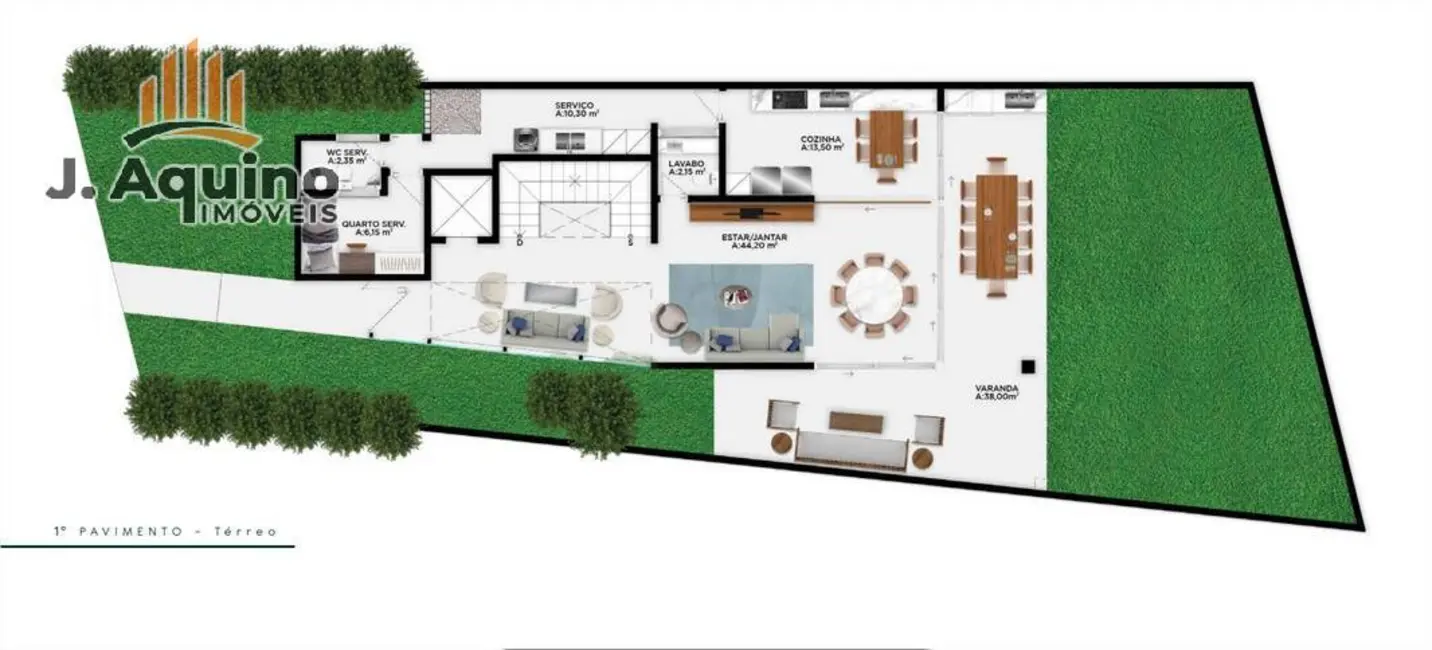 Foto 5 de Casa de Condomínio com 4 quartos à venda, 278m2 em De Lourdes, Fortaleza - CE