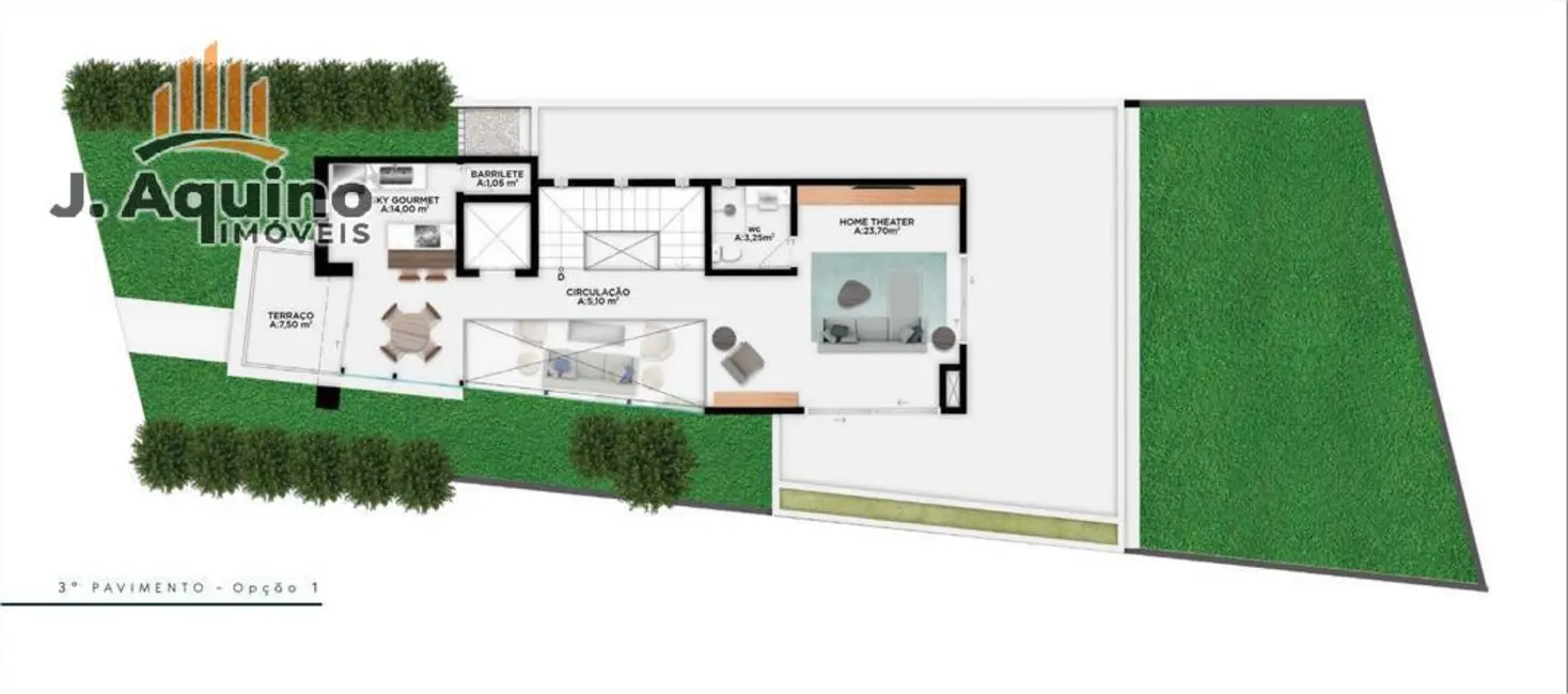 Foto 6 de Casa de Condomínio com 4 quartos à venda, 278m2 em De Lourdes, Fortaleza - CE