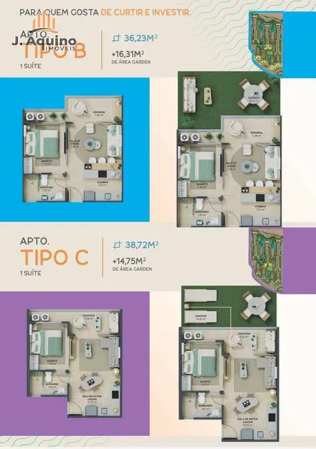 Foto 9 de Apartamento à venda, 100m2 em Aquiraz - CE