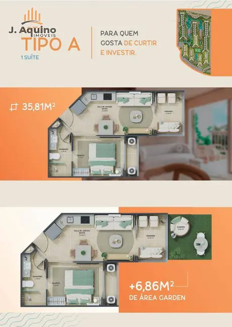 Foto 8 de Apartamento à venda, 100m2 em Aquiraz - CE