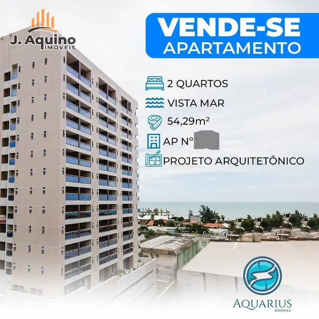 Foto 1 de Apartamento com 2 quartos à venda, 54m2 em Praia de Iracema, Fortaleza - CE