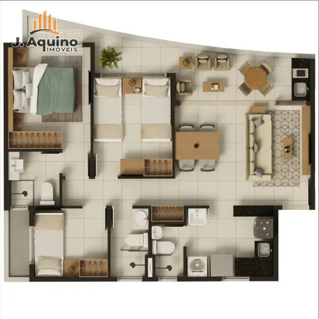 Apartamento com 2 quartos à venda, 4972m2 em Aldeota, Fortaleza - CE - imagem 6 Foto 6 de Apartamento com 2 quartos à venda, 4972m2 em Aldeota, Fortaleza - CE