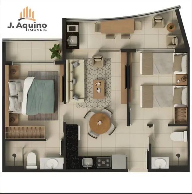 Apartamento com 2 quartos à venda, 4972m2 em Aldeota, Fortaleza - CE - imagem 3 Foto 3 de Apartamento com 2 quartos à venda, 4972m2 em Aldeota, Fortaleza - CE