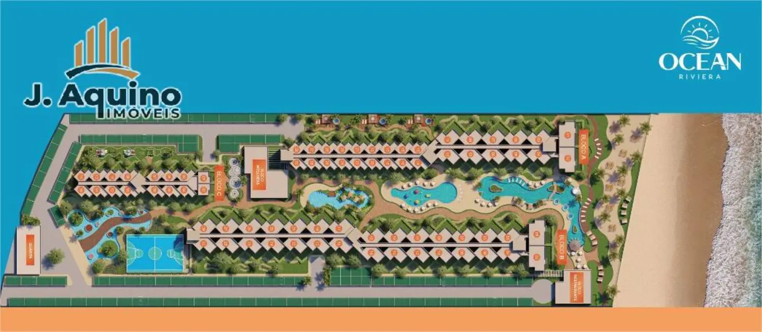 Apartamento com 3 quartos à venda, 35100m2 em Aquiraz - CE - imagem 4 Foto 4 de Apartamento com 3 quartos à venda, 35100m2 em Aquiraz - CE