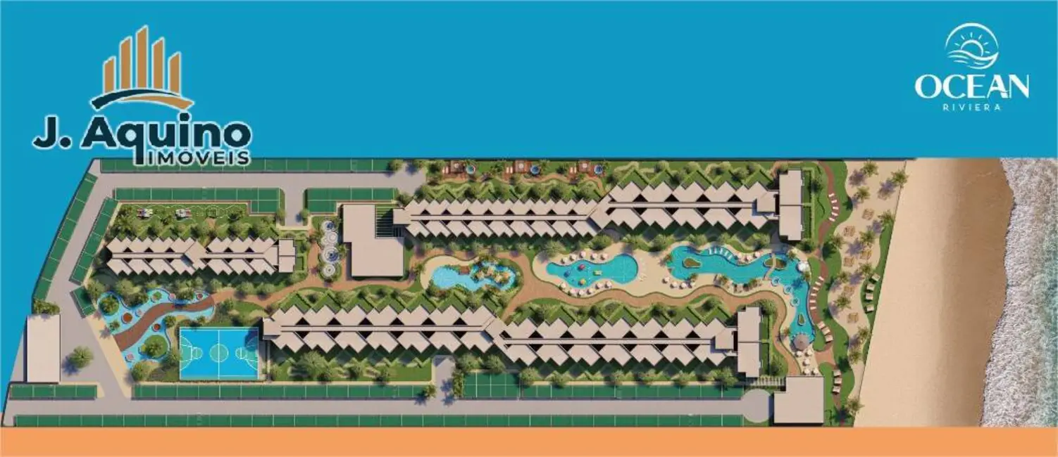 Apartamento com 3 quartos à venda, 35100m2 em Aquiraz - CE - imagem 5 Foto 5 de Apartamento com 3 quartos à venda, 35100m2 em Aquiraz - CE