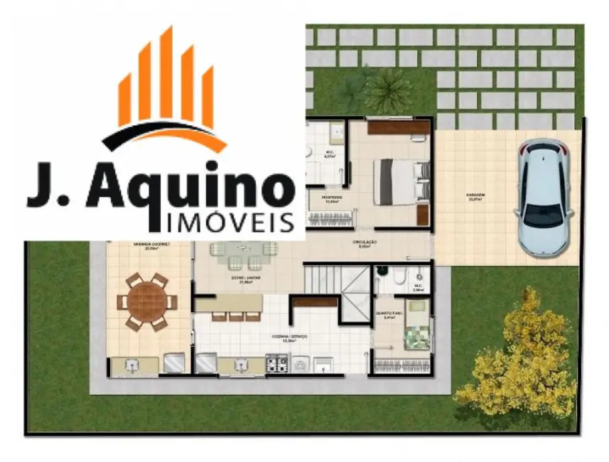 Casa com 5 quartos à venda, 240m2 em Eusebio - CE - imagem 2 Foto 2 de Casa com 5 quartos à venda, 240m2 em Eusebio - CE