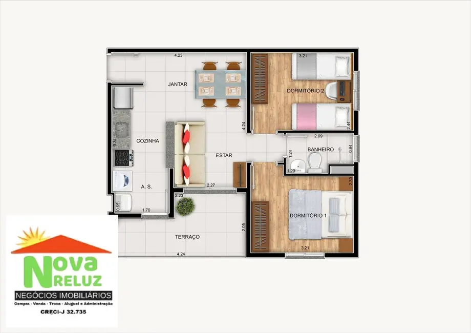 Foto 8 de Apartamento com 2 quartos à venda em Vila Correa, Ferraz De Vasconcelos - SP