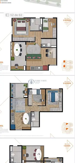 Foto 2 de Apartamento com 2 quartos à venda, 53m2 em Belenzinho, São Paulo - SP