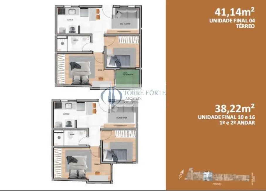 Foto 6 de Apartamento com 2 quartos à venda, 31m2 em Vila Carrão, São Paulo - SP