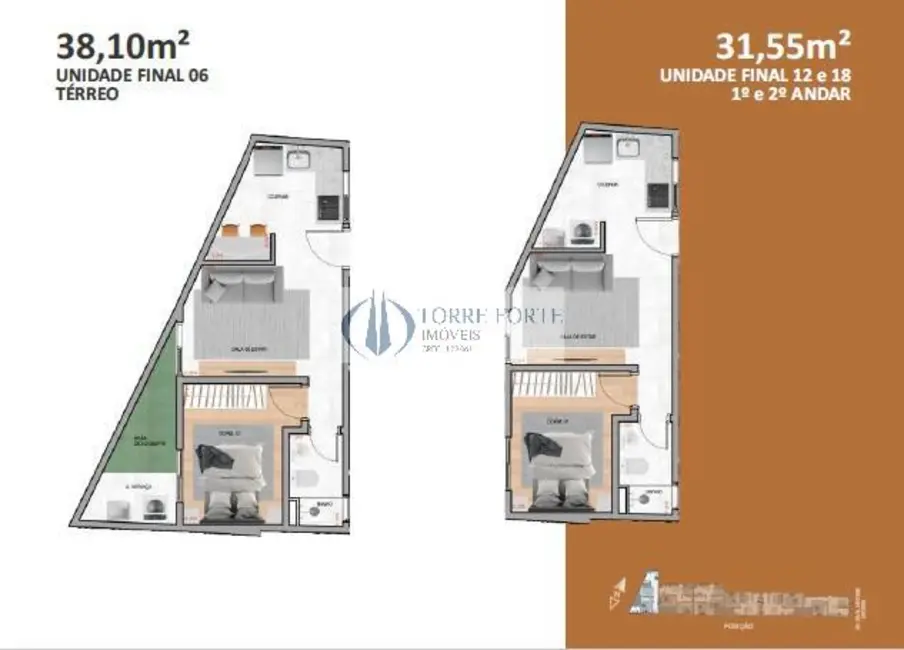 Foto 4 de Apartamento com 2 quartos à venda, 31m2 em Vila Carrão, São Paulo - SP