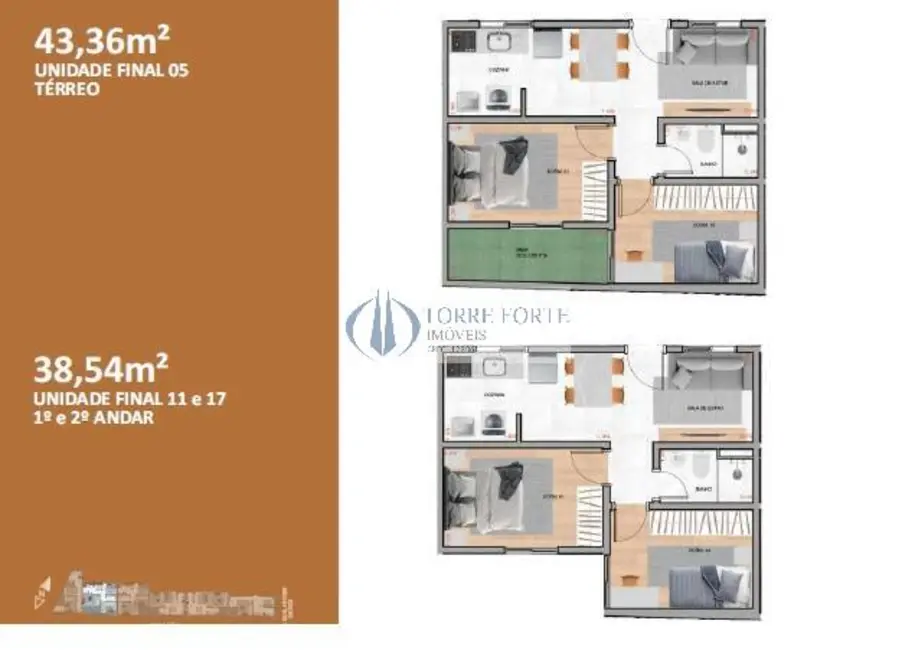 Foto 8 de Apartamento com 2 quartos à venda, 31m2 em Vila Carrão, São Paulo - SP