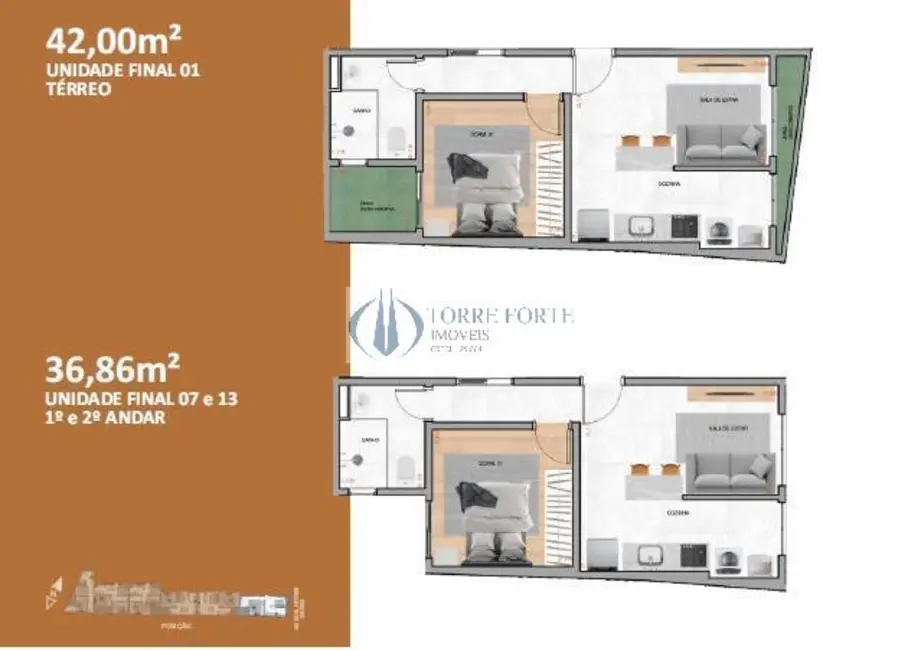 Foto 7 de Apartamento com 2 quartos à venda, 31m2 em Vila Carrão, São Paulo - SP