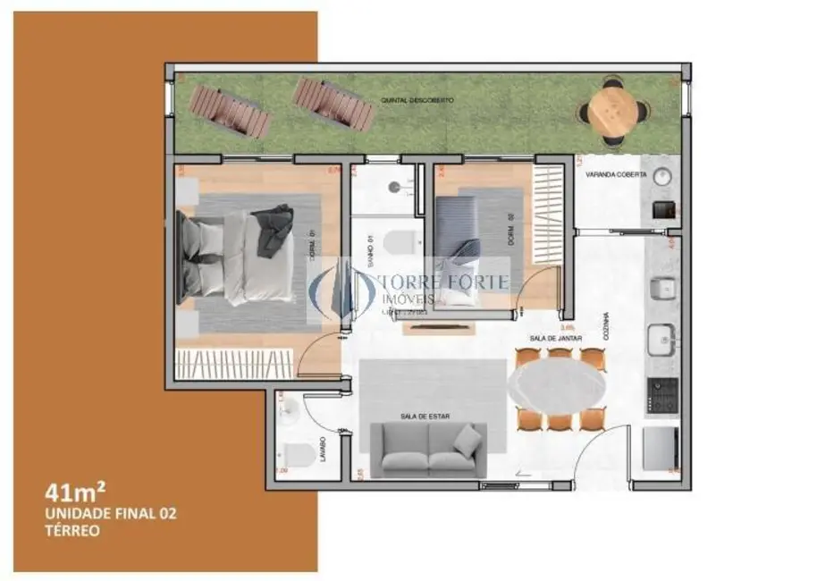 Foto 4 de Apartamento com 2 quartos à venda, 41m2 em Jardim Caguassu, São Paulo - SP