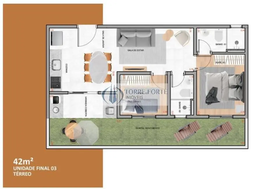 Foto 6 de Apartamento com 2 quartos à venda, 41m2 em Jardim Caguassu, São Paulo - SP