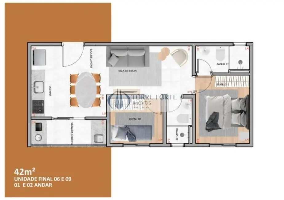 Foto 8 de Apartamento com 2 quartos à venda, 41m2 em Jardim Caguassu, São Paulo - SP