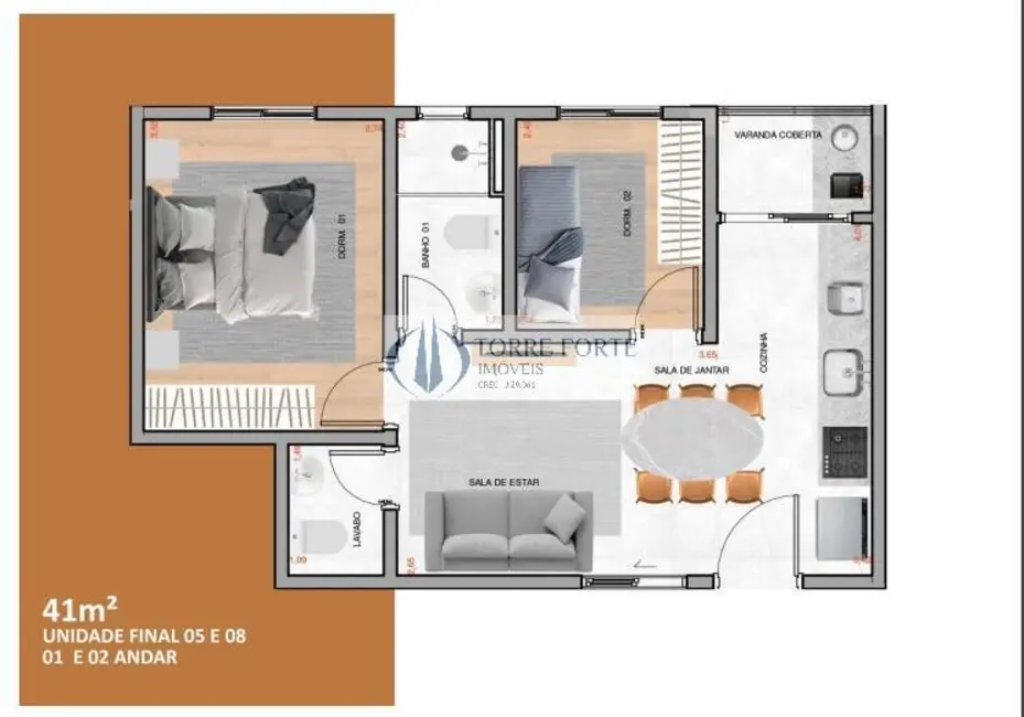Foto 5 de Apartamento com 2 quartos à venda, 41m2 em Jardim Caguassu, São Paulo - SP