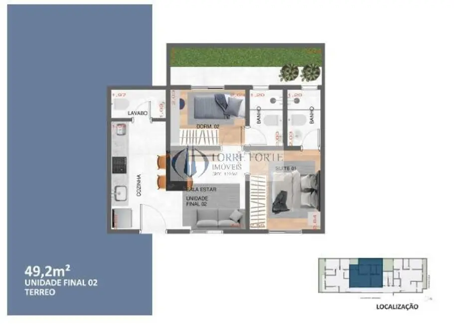 Apartamento com 2 quartos à venda, 45m2 em Vila Carrão, São Paulo - SP - imagem 8 Foto 8 de Apartamento com 2 quartos à venda, 45m2 em Vila Carrão, São Paulo - SP