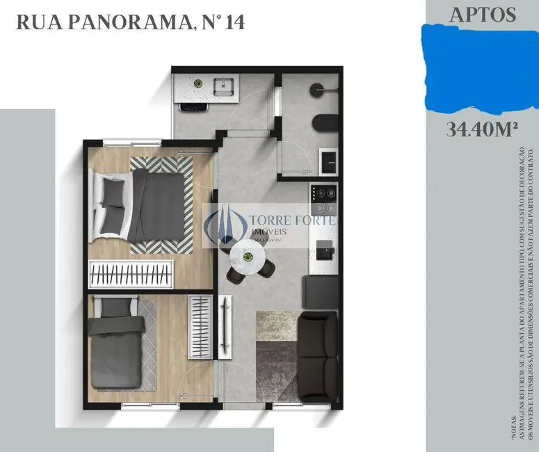 Foto 7 de Apartamento com 2 quartos à venda, 35m2 em Vila Dalila, São Paulo - SP