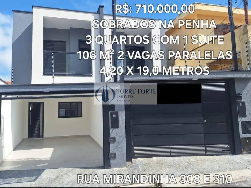 Sobrado com 3 quartos à venda, 106m2 em Penha de França, São Paulo - SP - imagem 8 Foto 8 de Sobrado com 3 quartos à venda, 106m2 em Penha de França, São Paulo - SP