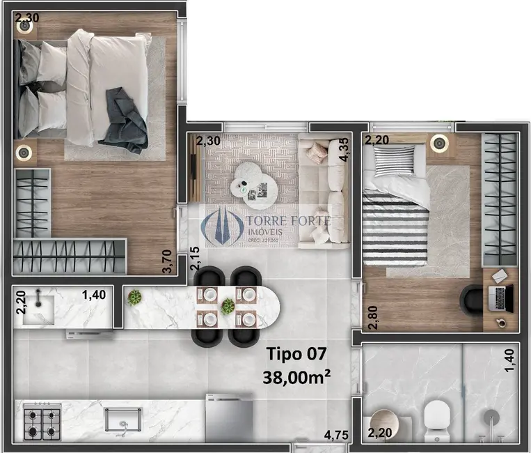 Foto 6 de Apartamento com 1 quarto à venda, 28m2 em Vila Matilde, São Paulo - SP