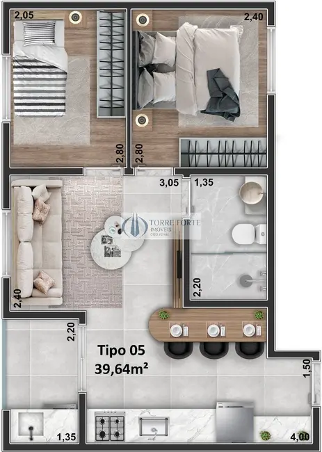 Foto 5 de Apartamento com 1 quarto à venda, 28m2 em Vila Matilde, São Paulo - SP