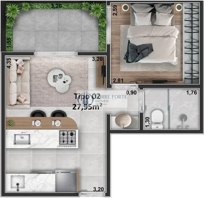 Foto 7 de Apartamento com 1 quarto à venda, 28m2 em Vila Matilde, São Paulo - SP