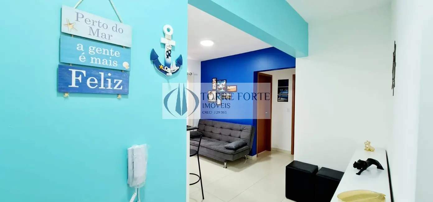 Foto 2 de Apartamento com 1 quarto à venda, 42m2 em Maracanã, Praia Grande - SP